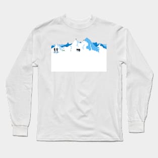 Hiking in the mountains Long Sleeve T-Shirt